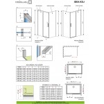Душевой уголок Radaway Idea KDJ Chrome R